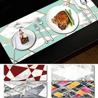 kitchen coaster placemat oil proof and heat insulating kitchen placemat non slip anti scald decorative mat kitchen accessories