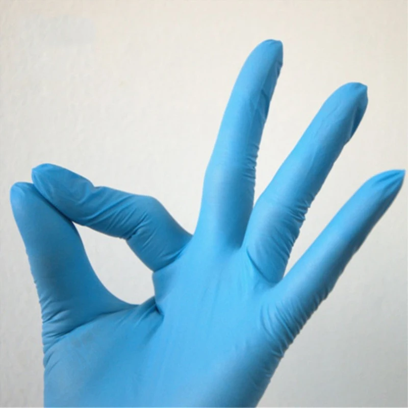 100 pcs Disposable Gloves Durable Waterproof Prevent Corrosion Oil Stain Cosmetic Healthy | Дом и сад