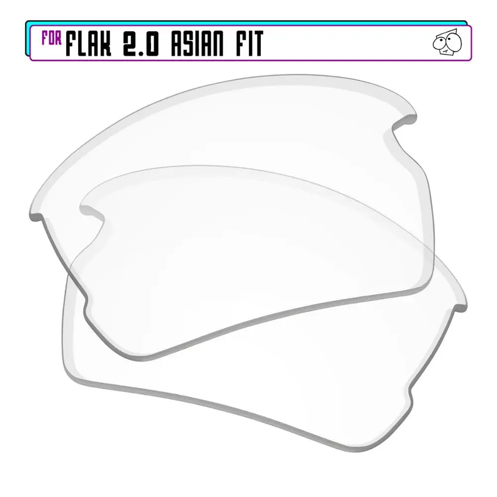 

Поляризованные Сменные линзы EZReplace для солнцезащитных очков Oakley Flak 2,0 Asia Fit (AF)-прозрачные линзы HD