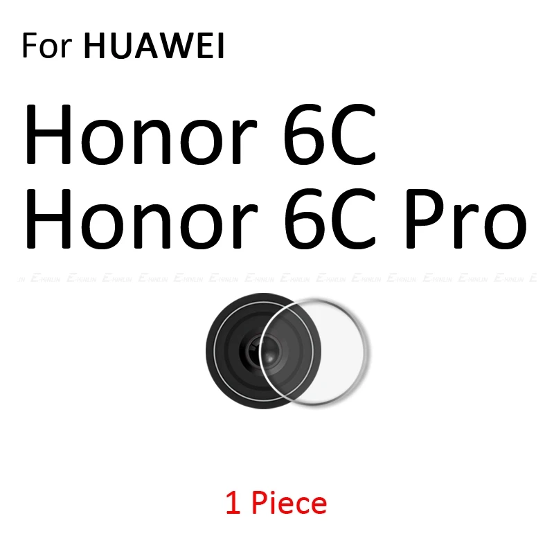 Прозрачная защитная пленка для задней камеры HuaWei Honor 8A 6A 5C 6X 6C Pro 8C 7X9 8 Lite 6 Play из закаленного стекла - Цвет: For Honor 6C