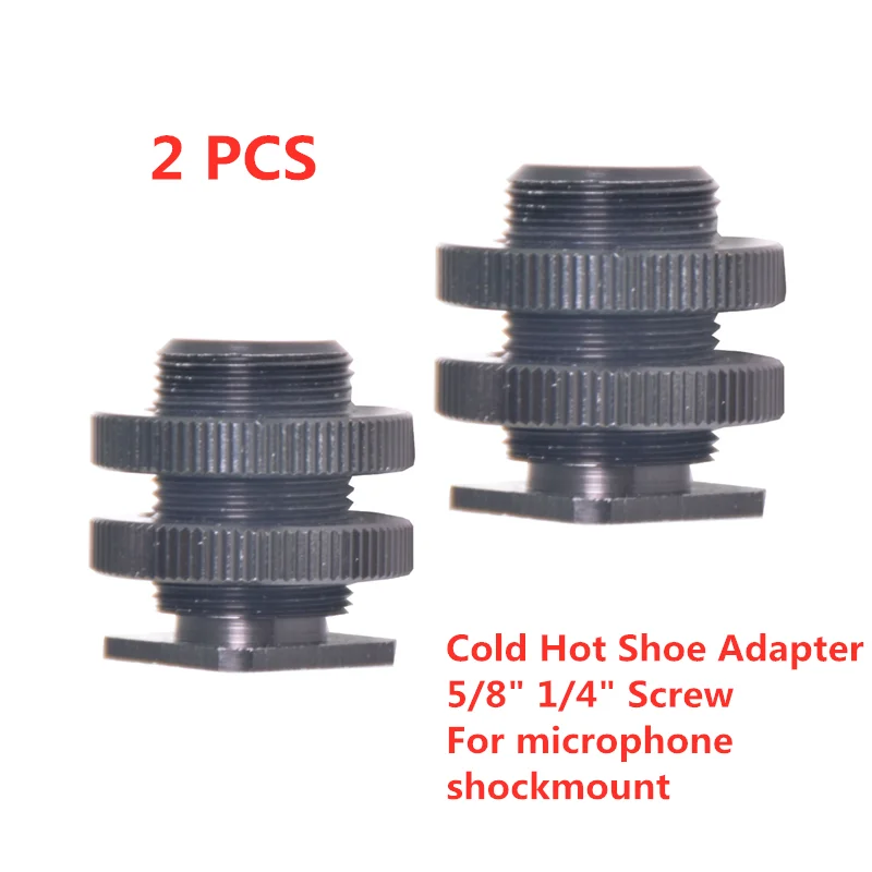От 5/8 до 1/4 винт Горячий Холодный башмак адаптер для штатива головы Студийный