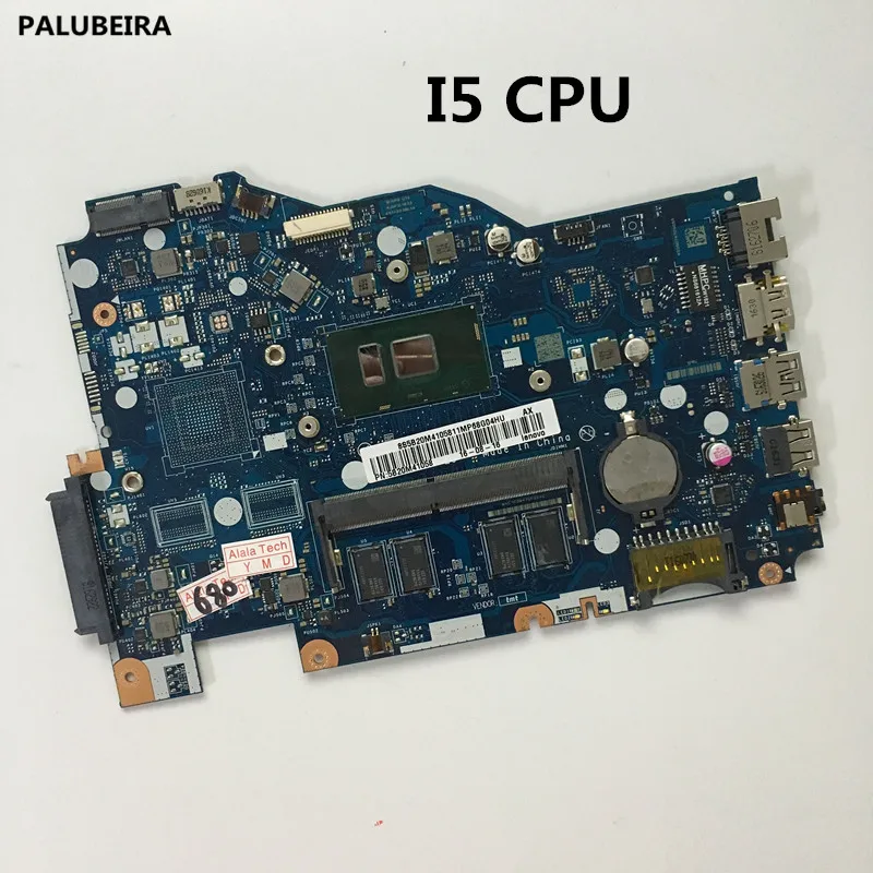 PALUBEIRA Высокое Качество для Lenovo Ideapad 110-15ISK Материнская плата ноутбука BIWP4/P5 LA-D562P I5