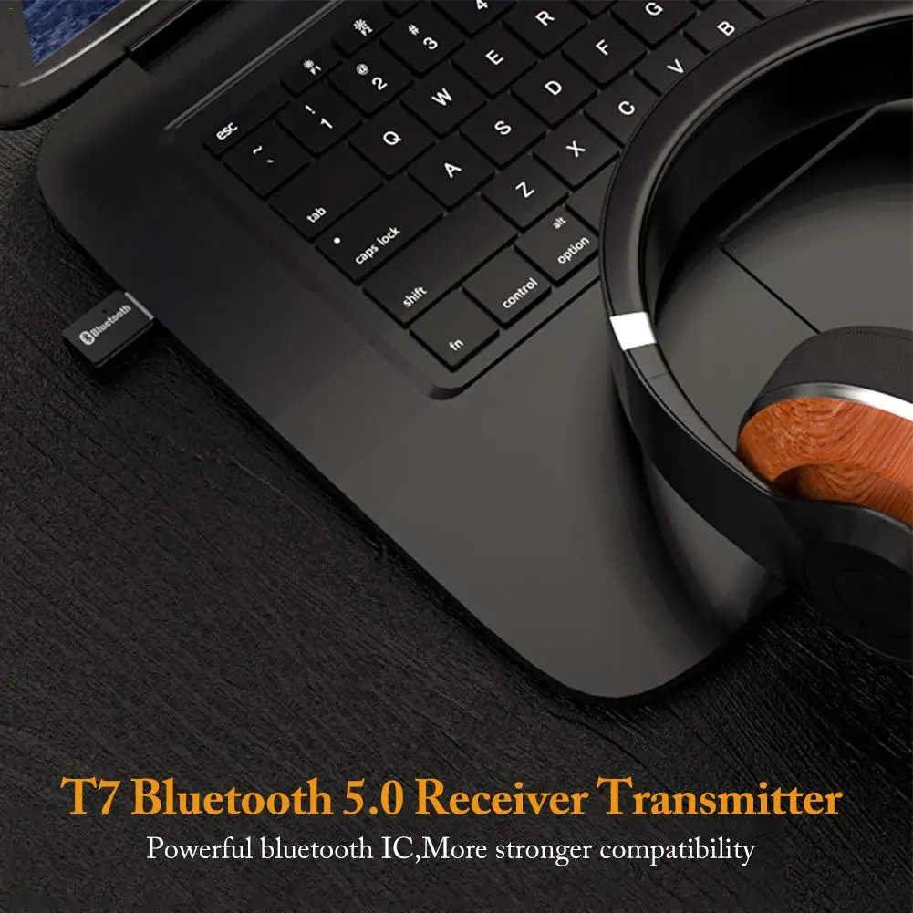 2 в 1 USB Bluetooth 5 0 адаптер аудио передатчик приемник мини ключ беспроводной для