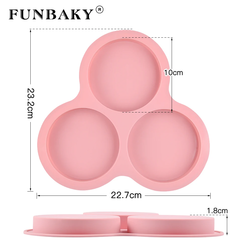FUNBAKY креативный желе для пудинга круглая форма мороженого силиконовые