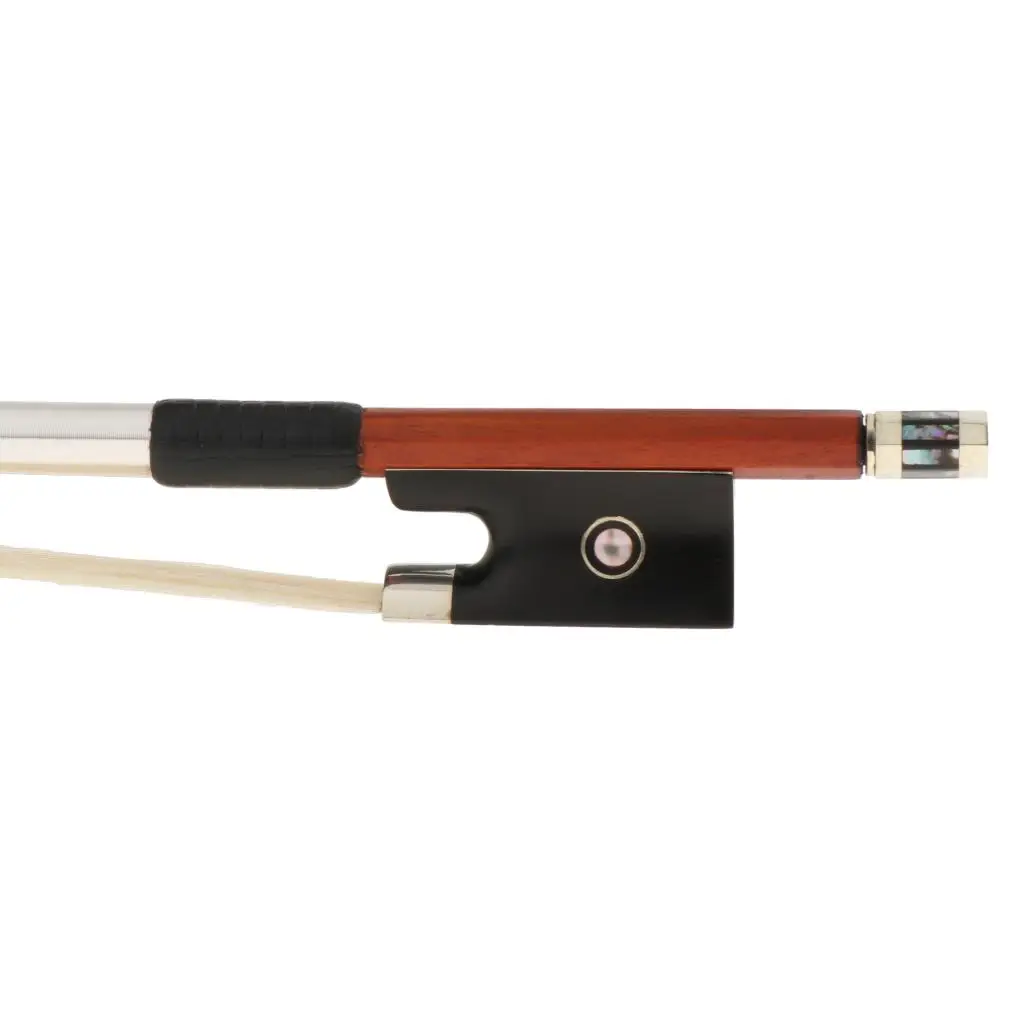 

Violin Bow 4/4 Red Sandalwood Violin Bow High Elastic Horsetail Violin Bow Violin Accessories Stringed Instruments