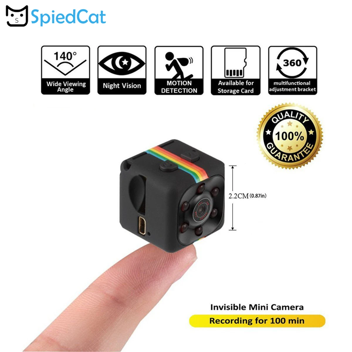 Мини камера 1080 P/720 P HD с ночным видением видеокамера для автомобиля езды на