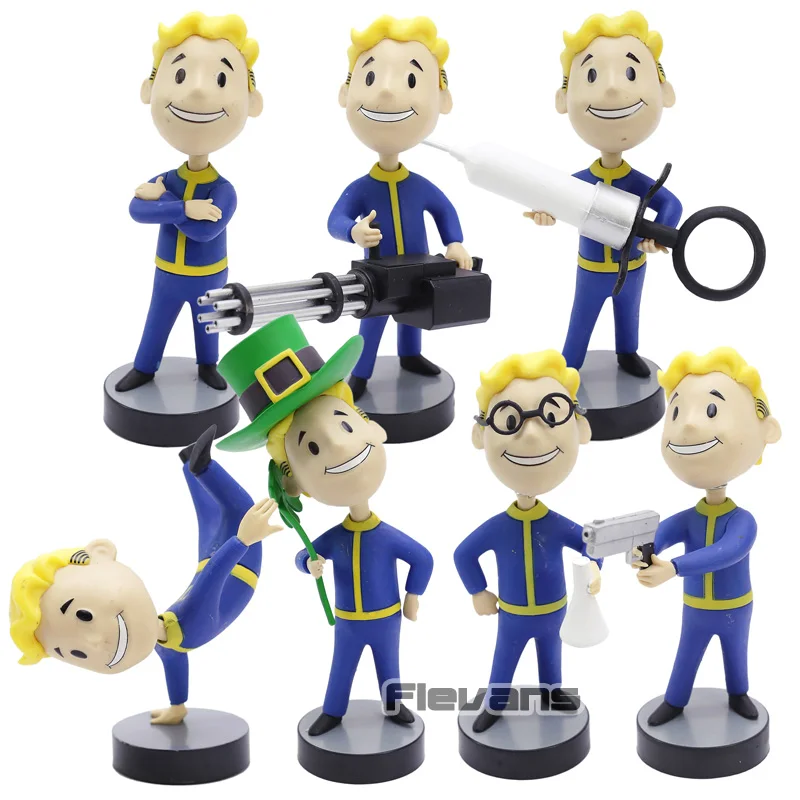Коллекционные фигурки Fallout 4 Vault Boy из ПВХ Q версии куклы с поплавковой головой
