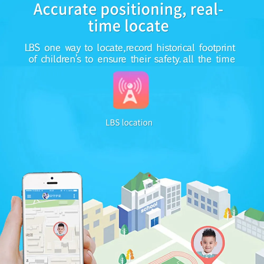 LIGE новые Смарт-часы для детей SOS Вызов локатор трекер анти потеря монитор LBS