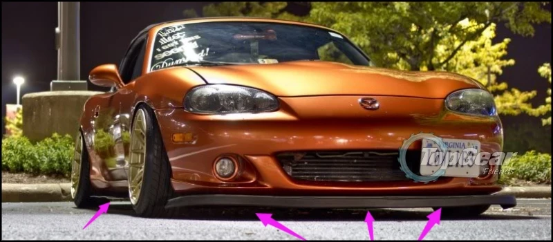 Автомобильный многофункциональный разветвитель для бампера и губ со всех сторон