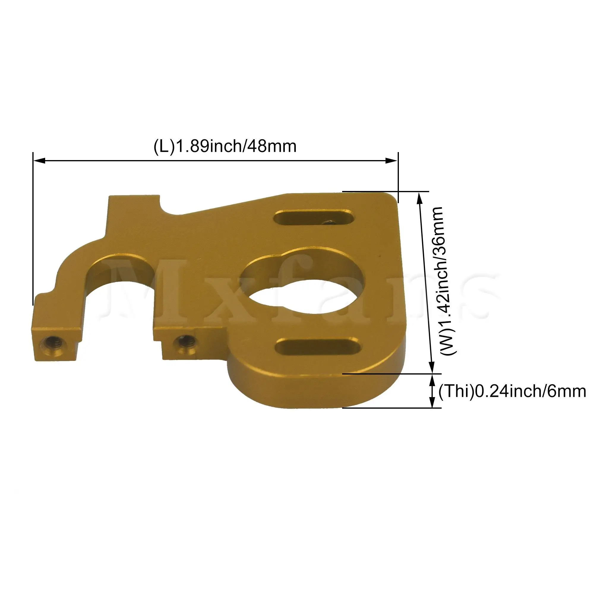 

Mxfans 1:14 Car Motor Bracket 1303Y Replacement for Wltoys 144001 Buggy Yellow