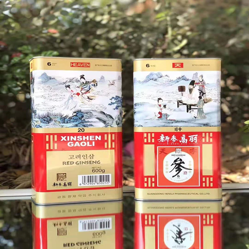 

Free shipping boxed natural Ginseng tonic qi health care to enhance immunity