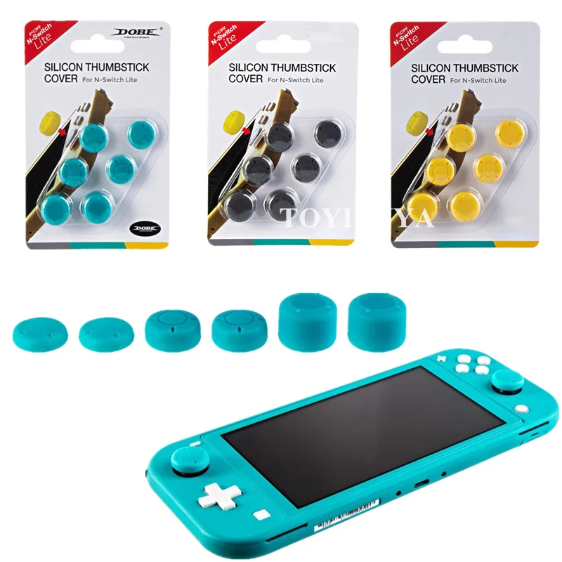 Силиконовый Аналоговый колпачок для джойстика 6 шт. Стик консоли Nintendo Switch Joy Con