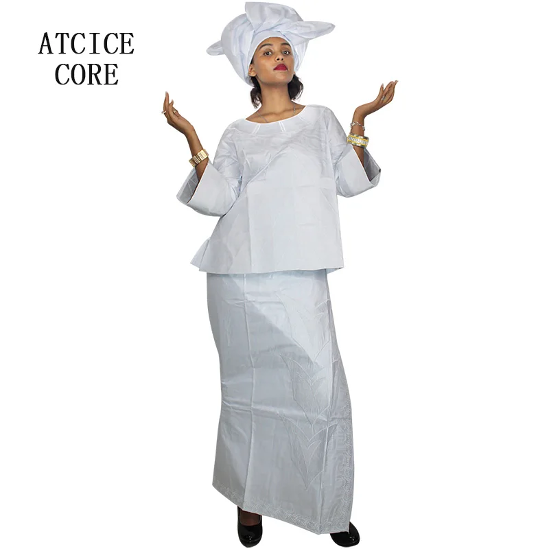 Африканские платья для женщин 100% хлопок новый африканский модный дизайн BAIZN