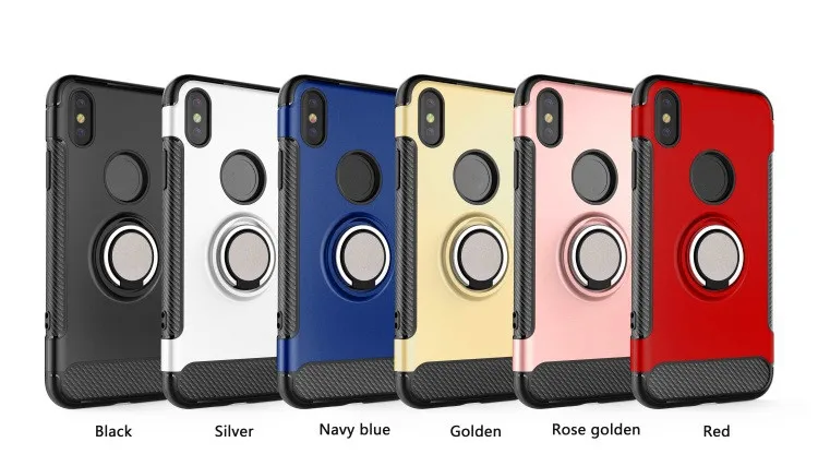

Newest arrival Magnetic car mount phone holder ring armor holster kickstand mobile phone case for iphone X / for iphone 7plus