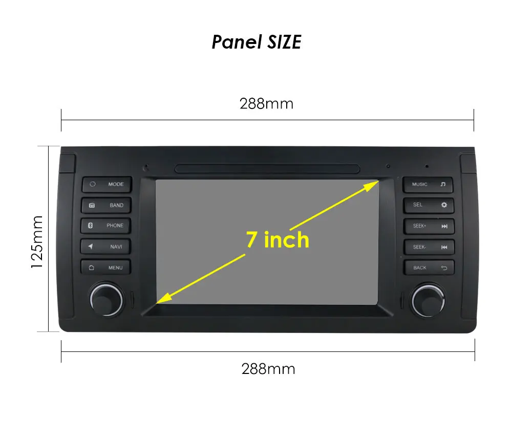 Carplay 4G головное устройство Android 10 0 Автомобильный мультимедийный плеер 7 дюймов