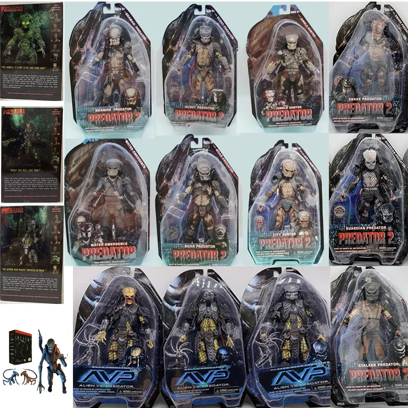18 см оригинальный NECA эмиссерская хищная фигурка скульптурированного хищника