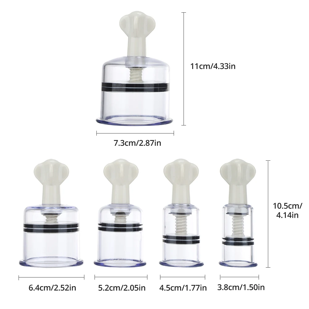 

PASTSKY 5pcs Set Massager for Body Cups Vacuum Cupping Glasses Manual Ventosas Thick Jars Chinese Medical Therapy Anti-cellulite