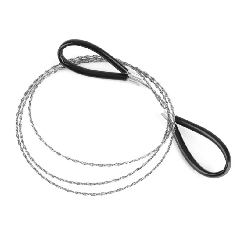 74cm Length Steel Metal Manual Chain Saw Wire Saw Scroll Outdoor Emergency Travel Outdoor Camping Survival Tools