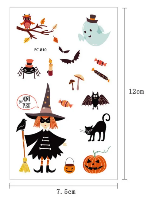 12 шт. переводные наклейки для ногтей летучая мышь | Дом и сад