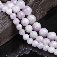 8mm purple lithium glow loose beads natural energy beads fit for diy bracelet necklace fashion jewelry mens and womens amulet