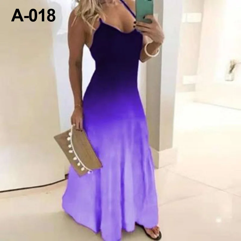 

Summer 2021 European And American Style Sexy And Comfortable Suspender Button Waist Beach Dress