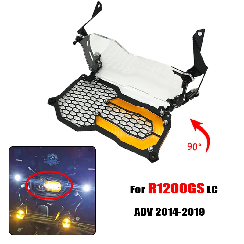 

R1200GS Headlight Protector Grille Guard Cover For BMW R 1200 GS LC Adventure R1200 GS ADV 2014-2019 2017 2018 2019 Motorcycle