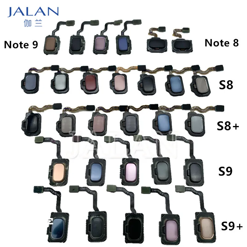 Оригинальный датчик отпечатков пальцев гибкий кабель Кнопка Домой для S9 Plus Note 8/9