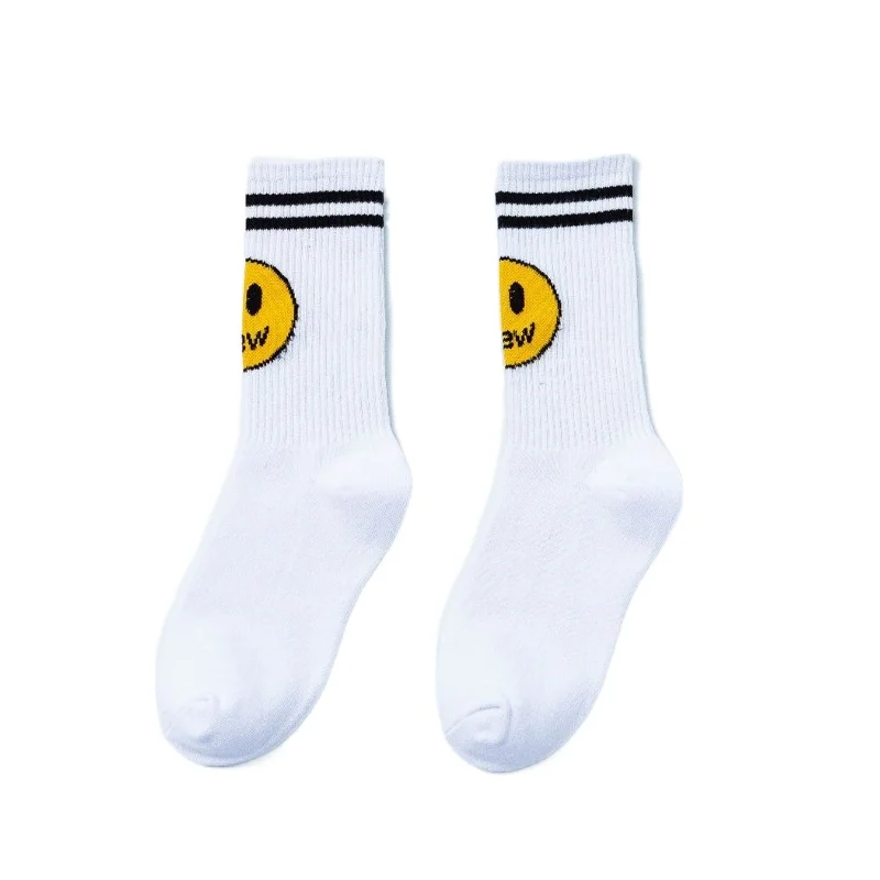 3 родных Джастина Бибера с улыбающимся лицом мужские хлопковые носки для