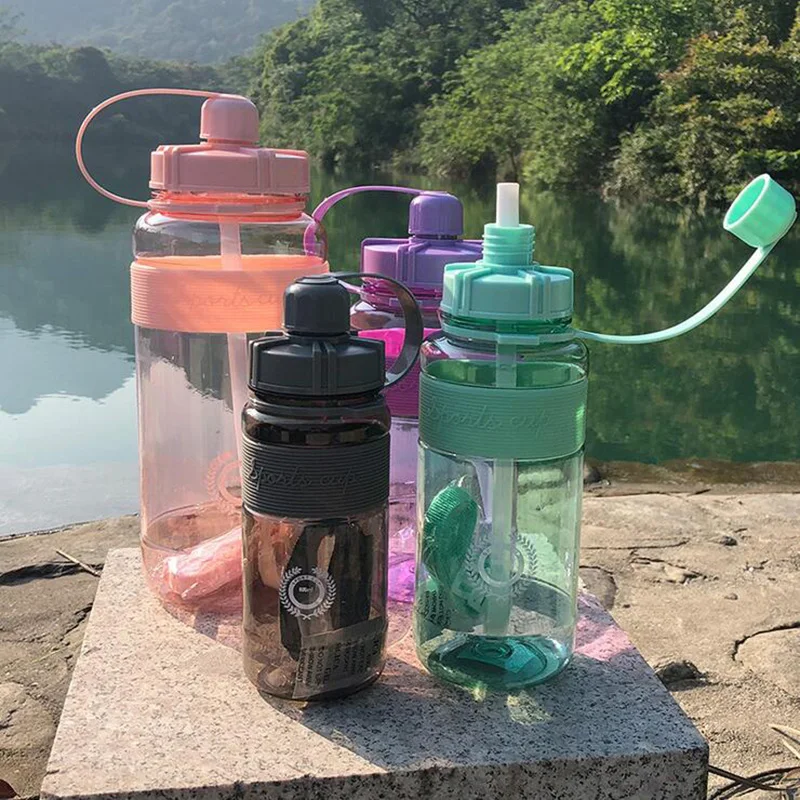 

Portable Sports Water Bottle, Water Bottle, Large Capacity, Free Phenol A, Space Glasses, Gym, Fitness