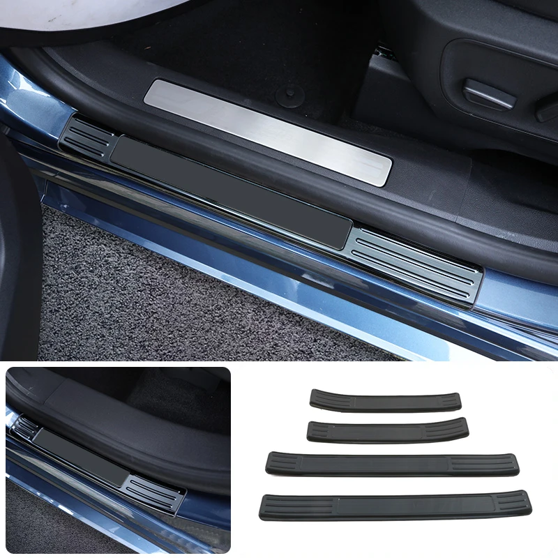 Стайлинг автомобиля 4 шт. накладка из нержавеющей стали внешний порог двери