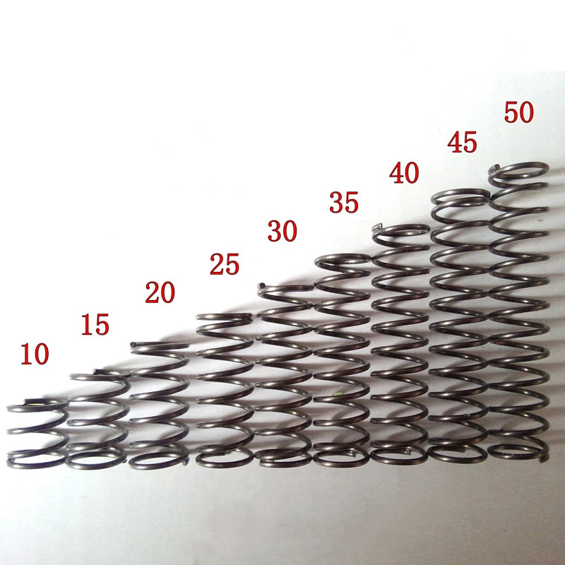 

10PCS Custom Big Spring Steel Compression Pressure Spring,1.5mm Wire Diameter*25mm Out Diameter*15 20 25 30 35 40 45 50mm Length
