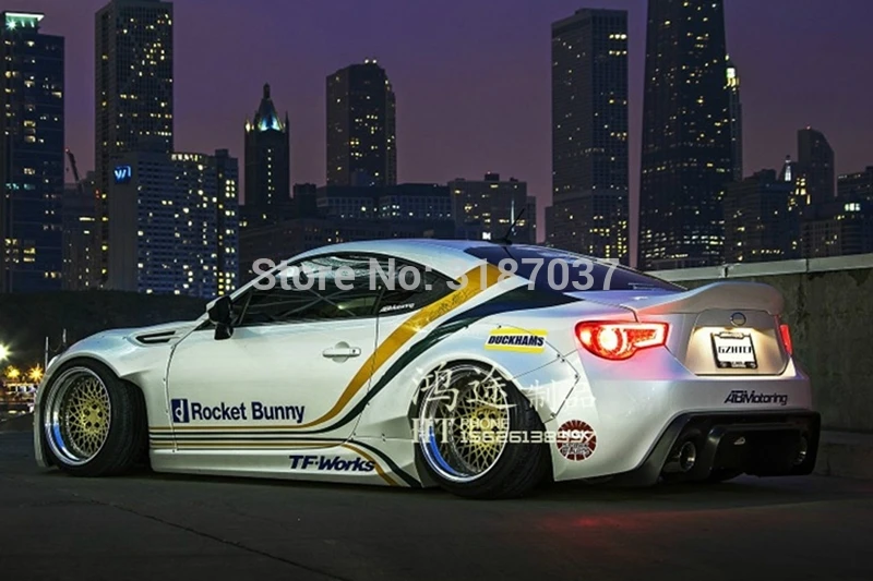 Для Toyota GT86 2012- 2015 FRP + углеродное волокно цвет задний спойлер на крыло крышу