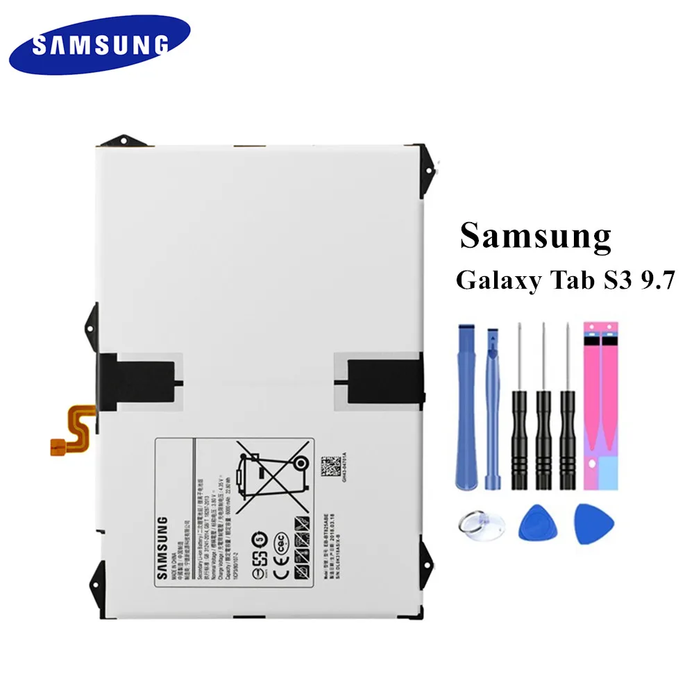 Оригинальная Аккумуляторная батарея Samsung для планшета Galaxy Tab S3 9 7 телефон с
