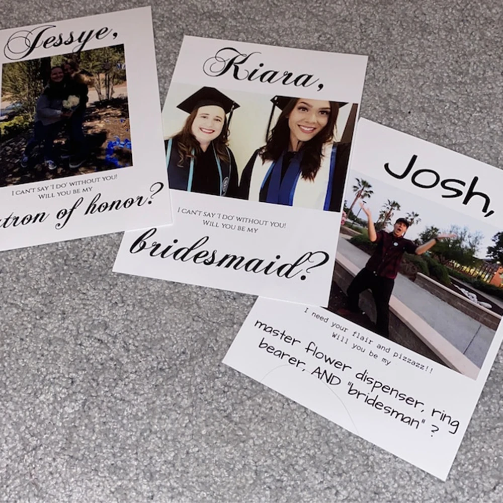 

Custom Photo Bridesmaid Proposal Card， Printable Will You Be My Bridesmaid, Editable Maid Of Honor Proposal, Bridesmaid Box Gift