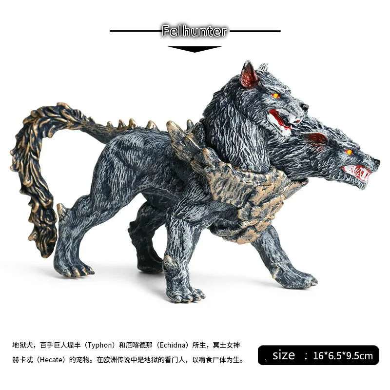 Имитация животных игрушка фигурка аниме европейская мифология модель Cerberus