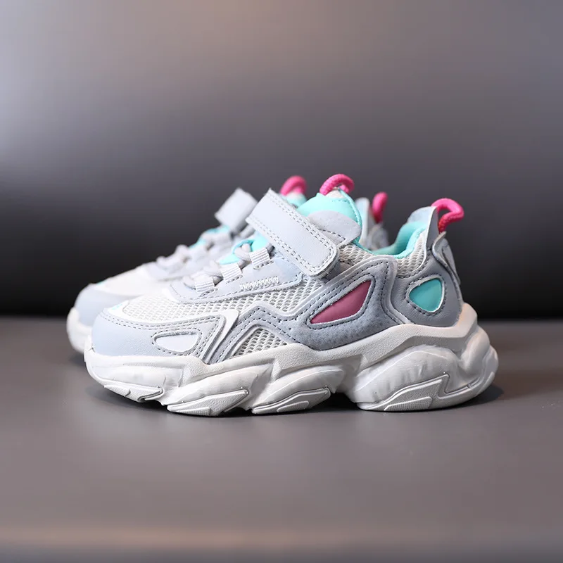 

New Children Mesh Sports Shoes Kids Casual Student Sneakers Baby Toddler Flats Breathable Spring Boys Girls Shoes 03
