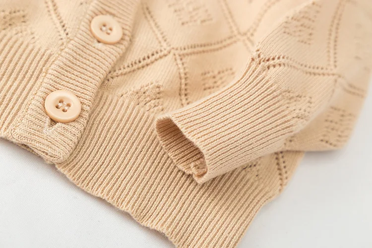 Детские свитера Весенняя одежда для маленьких девочек Кардиган мальчиков