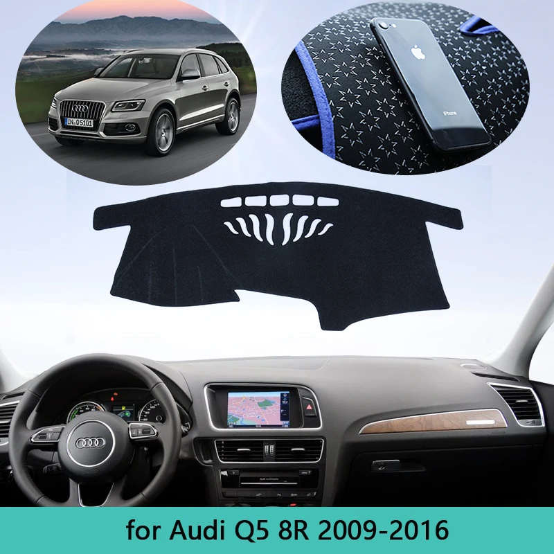 Коврик для приборной панели автомобиля Audi Q5 8R 2009 ~ 2016 защита от грязи солнца