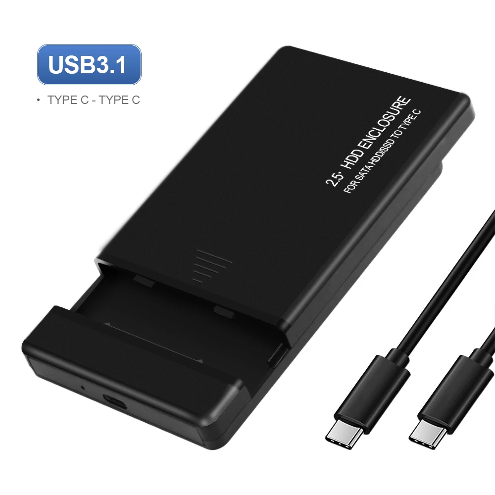 Yvonne HDD корпус 2 5 SATA к USB 3 0 жесткий диск Корпус для SSD коробка Type C 1 внешний