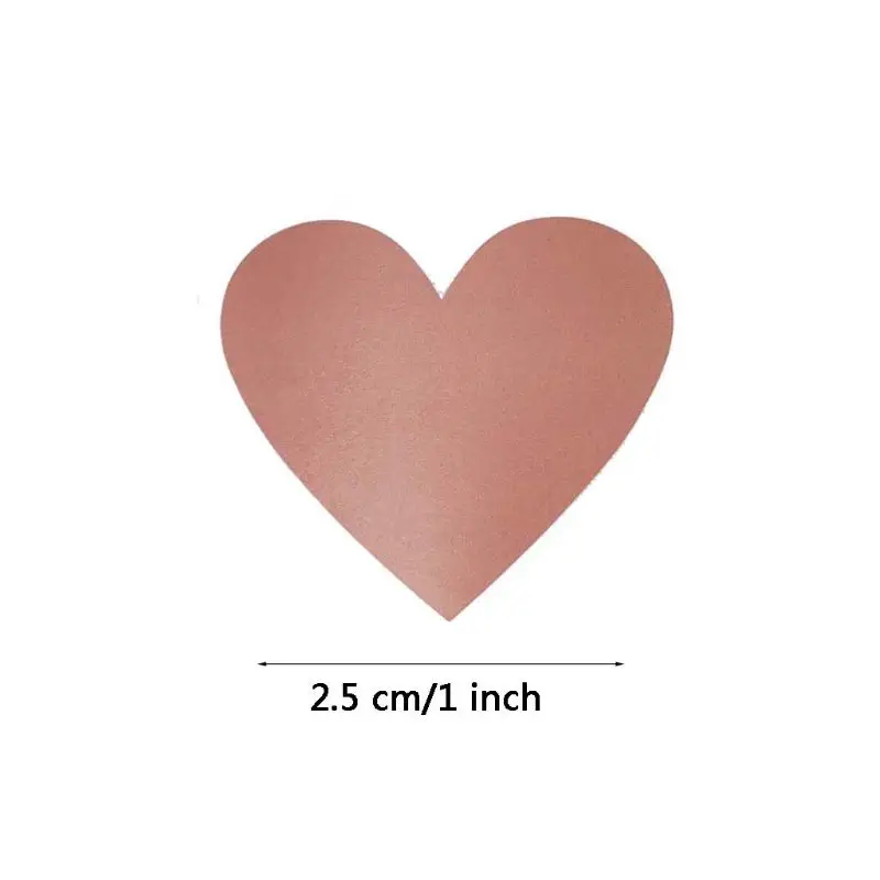 

300pcs/roll Heart Stickers Stamp Envelopes Cards Package Scrapbooking Stationery R7RC