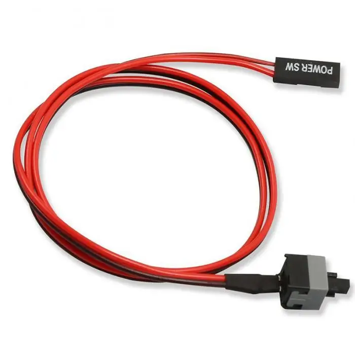 10 шт. 2 Pin SW PC 50 см кабель питания вкл/выкл кнопка ATX компьютерный переключатель провода Кабельная линия инструменты