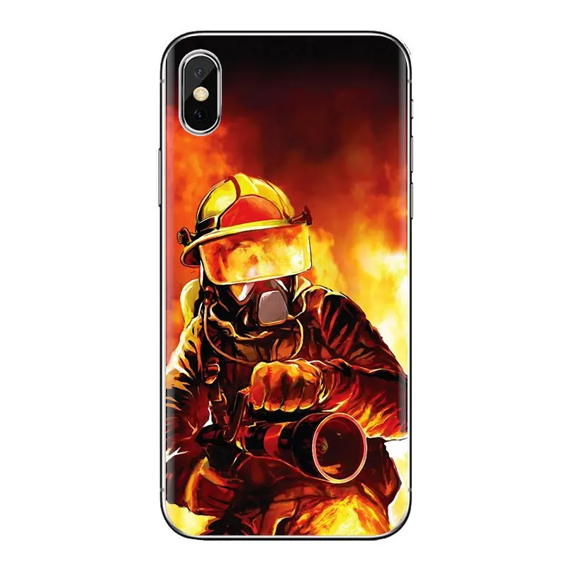 Для iPhone XS Max XR X 4 4S 5 5S 5C SE 6 6S 7 8 плюс samsung Galaxy J1 J3 J5 J7 A3 A5 пожарный героев из