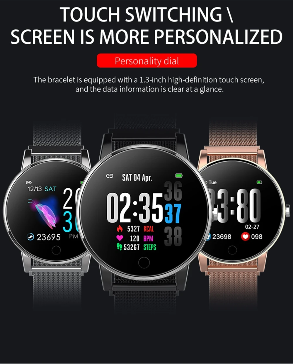 Geekbes WR14 Смарт-часы 1," ips цветной экран Smartwatch металлический корпус IP67 умный Браслет монитор сердечного ритма во время сна мульти-спорт