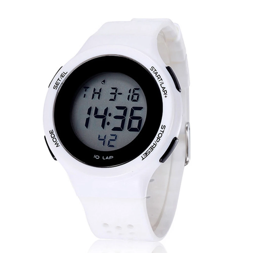 

Shhors Watch Men LED Digital Watches Fashion Military Sports Men Watches Electronic Wristwatches Silicone Watch horloge heren