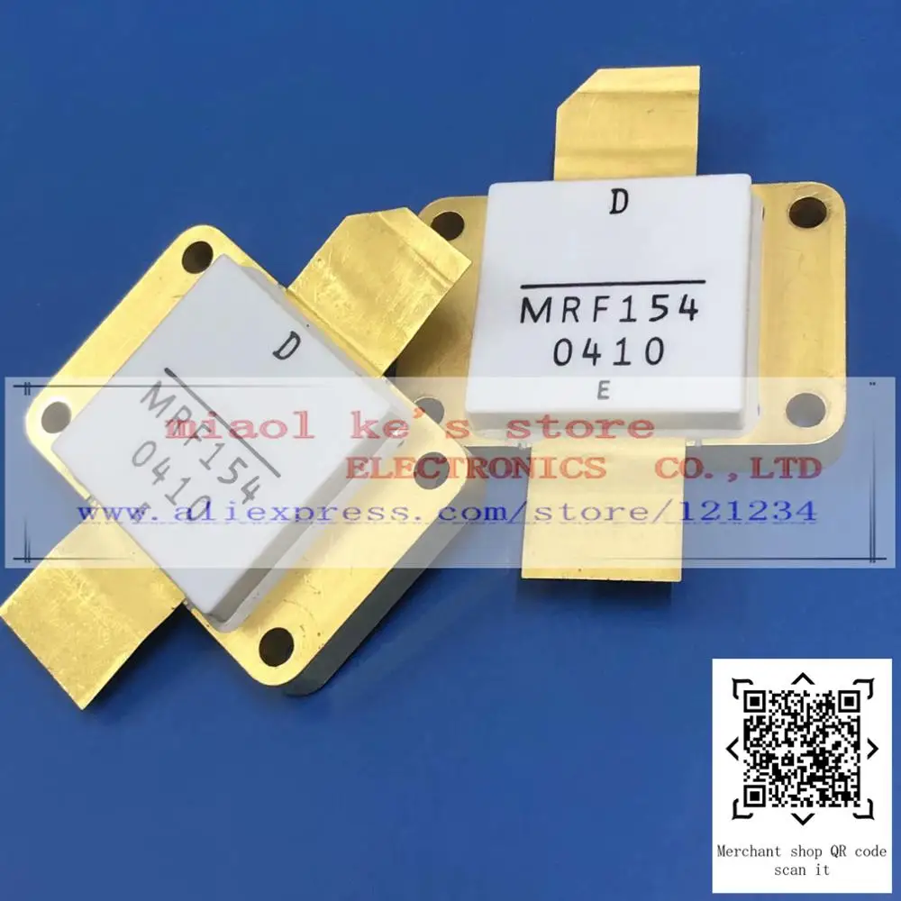 100% оригинал: MRF154 [ RF Mosfet N-Channel 50V 800mA 2MHz ~ 100MHz 17dB 600W чехол 368-03] высококачественный