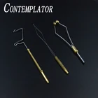 Набор инструментов для завязывания нахлыстом CONTEMPLATOR, 3 шт., набор для завязывания нахлыстом, керамический наконечник держатель катушки и вращающийся Хлыст