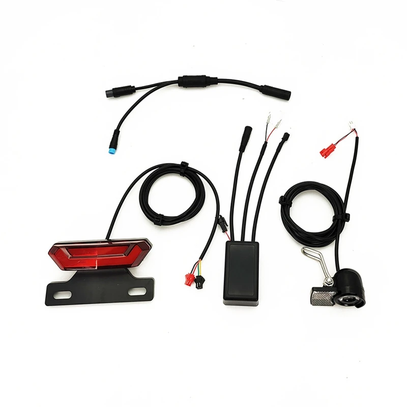

Ebike LED Light For Bafang BBS01 BBS02 BBSHD Mid Drive Motor Electric Bike 6V Meter Line Light Set With Bike Brake Light