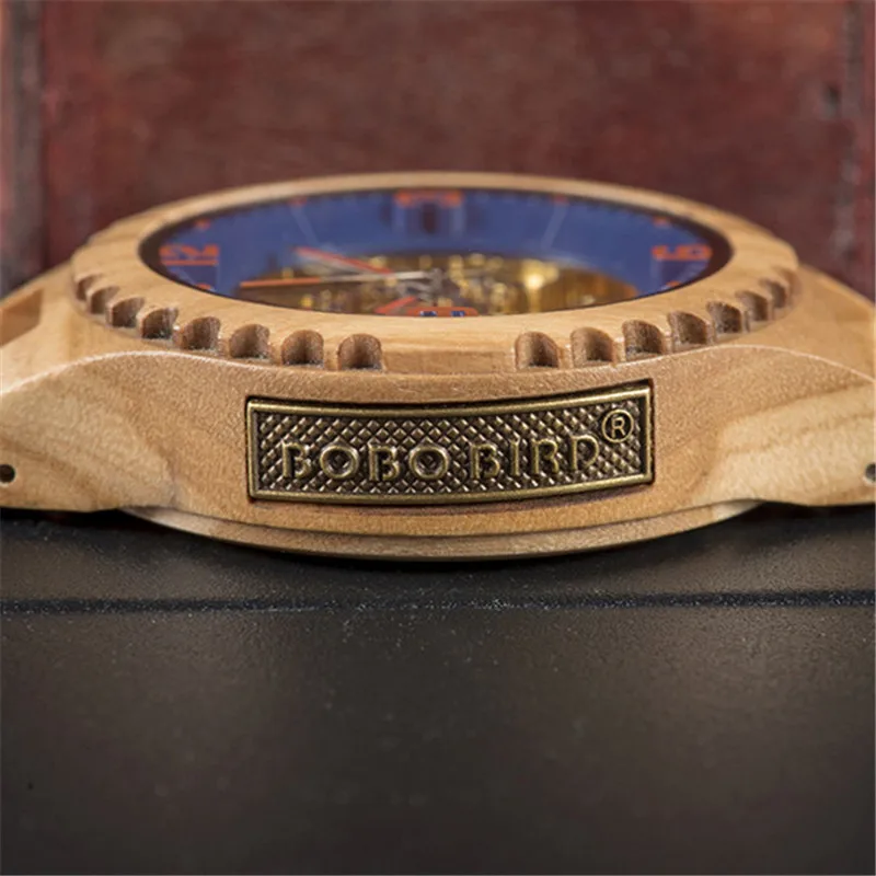 Uhren herren BOBOBIRD механические часы мужские роскошные деревянные наручные часы pagani Дизайн часы с коробкой доступен дропшиппинг L-S29