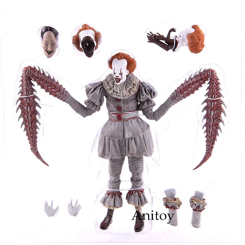 NECA Стивена Кинга это Джокера в Танцы клоун ПВХ Джокера NECA фигурка героя Коллекционная модель игрушки с светодиодный свет