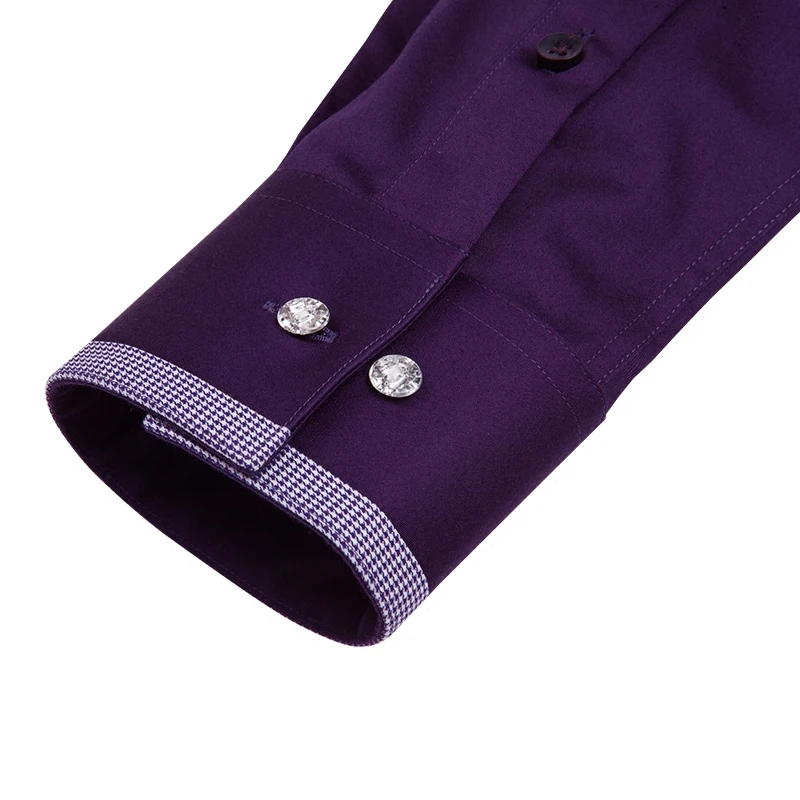 DEEPOCEAN Pure Cotton V-neck Shirt Men's Long Sleeve Shirt Casual Business Mercerized Cotton Slim Korean Style Handsome